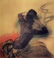 Degas, Edgar - Seated Woman Adjusting Her Hair